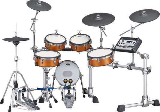 Yamaha DTX10KX TCS Heads Electronic Drum Kit in Real Wood Finish