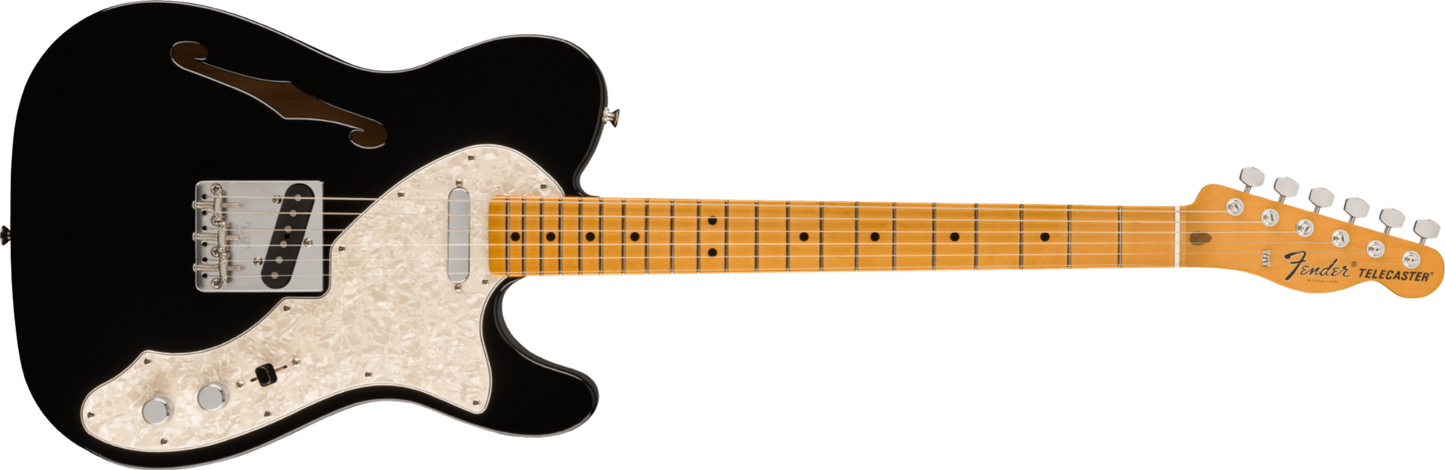 Fender Vintera II '60s Telecaster Thinline, Maple Fingerboard in Black