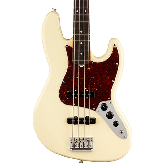 Fender American Professional II Jazz Bass, Rosewood Fingerboard in Olympic White