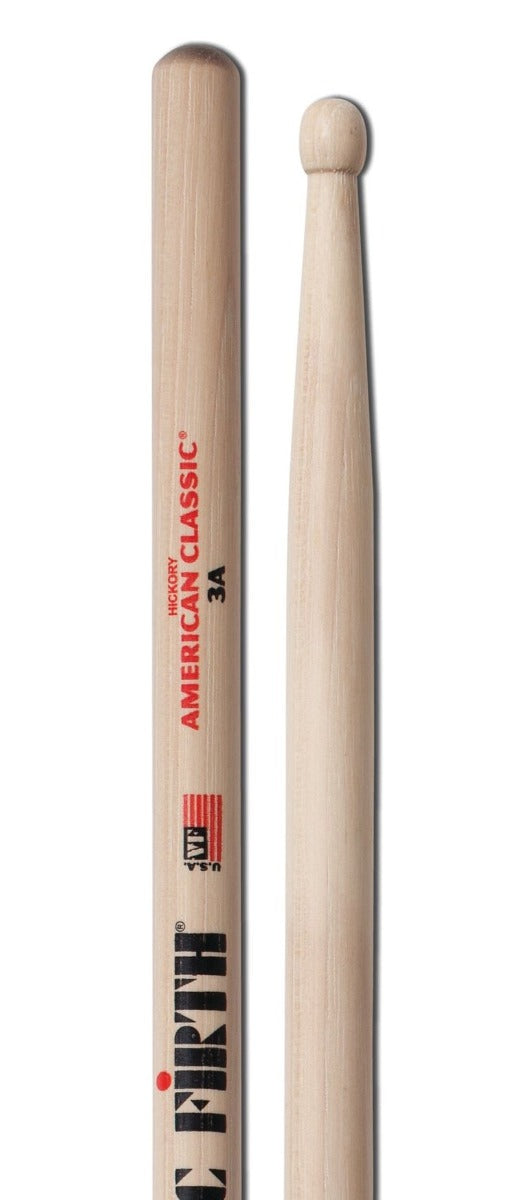 Vic Firth American Classic 3A Wood Tip Drumsticks