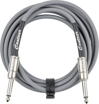 Fender Contour 10' Instrument Cable in Inca Silver