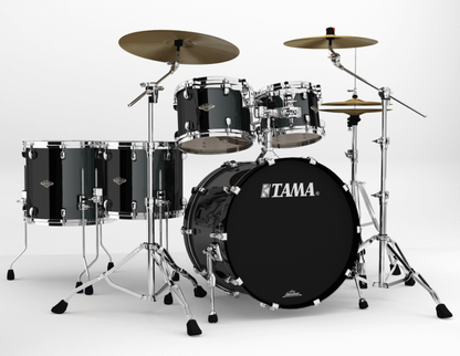 Tama WBS52RZS Starclassic Walnut/Birch 5-piece Shell Pack in Piano Black