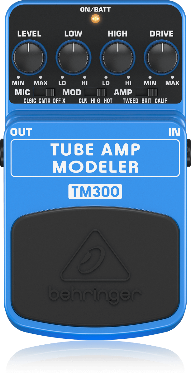 Behringer TM300 Tube Amplifier Modeler Pedal