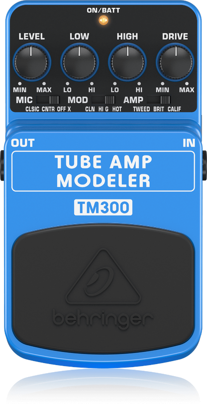 Behringer TM300 Tube Amplifier Modeler Pedal