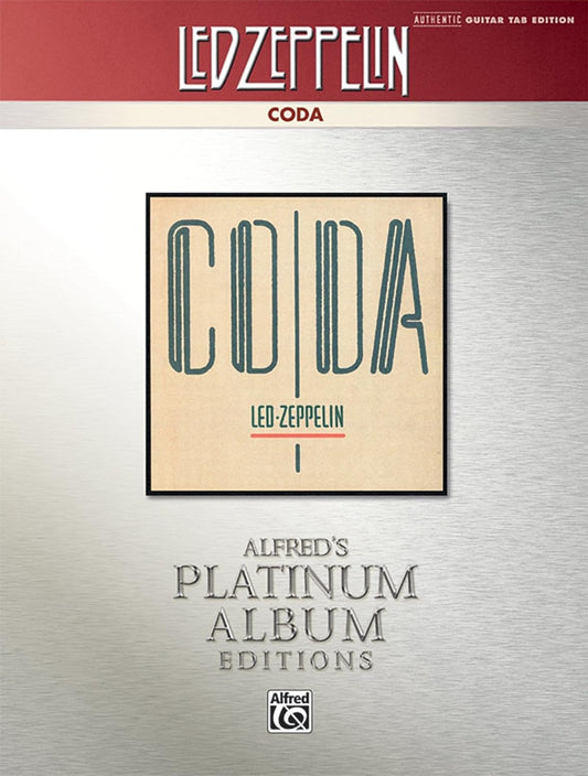 Led Zeppelin Coda Guitar Tab Platinum Album Edition