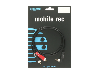 Klotz AY7A0300 3m Angled Y Cable TRS 3.5mm To 2xRCA