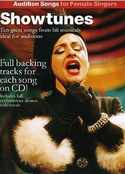 Audition Songs For Female Singers Showtunes Bk/Cd