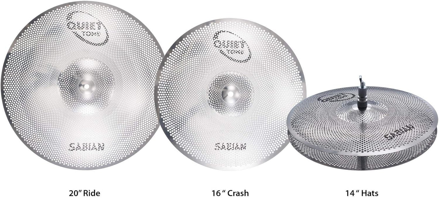 Sabian QTPC503 Quiet Tone Practice Cymbals Set