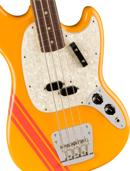 Fender Vintera II '70s Competition Mustang Bass, Rosewood Fingerboard in Competition Orange