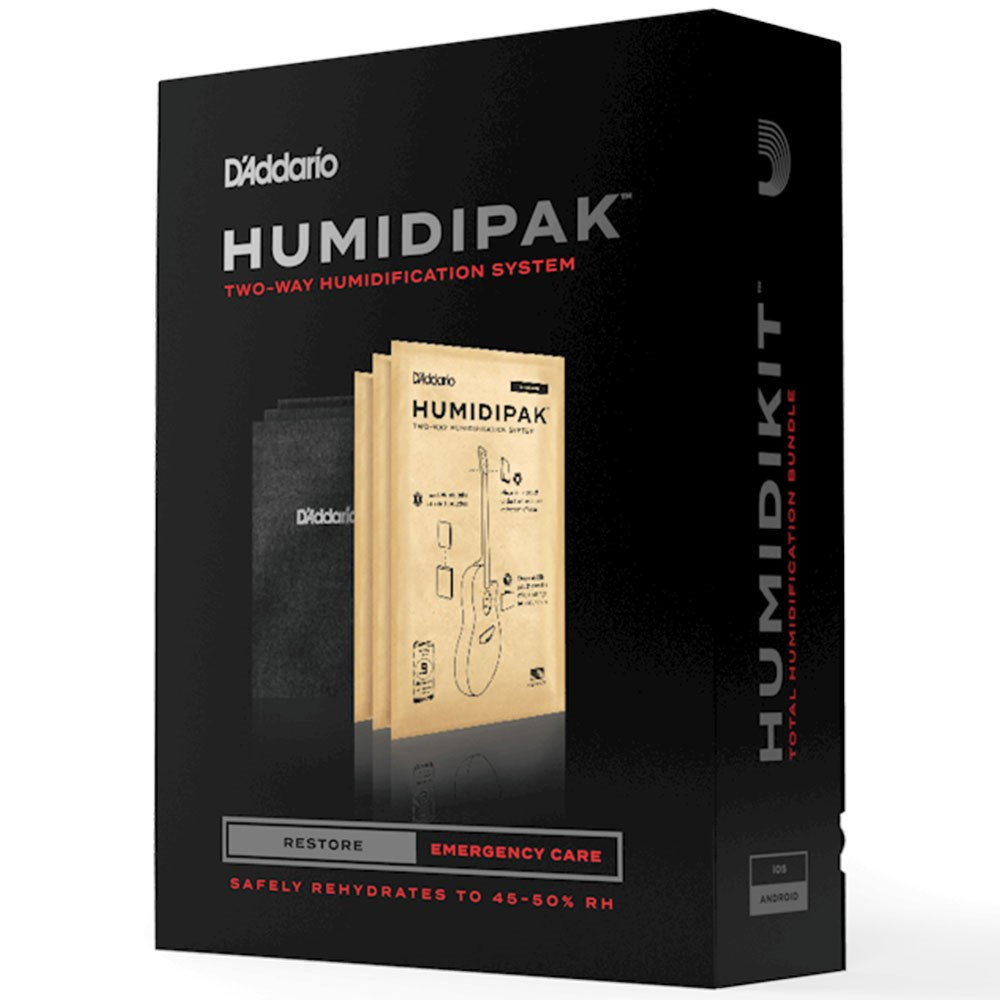 D'Addario Humidipak Restore Two Way Humidification System