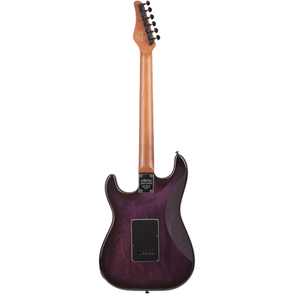 Schecter Traditional Pro Electric Guitar in Trans Purple Burst