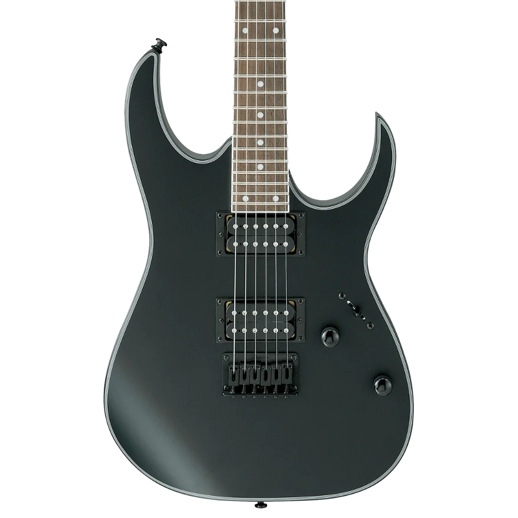 Ibanez RG421EX BKF Electric Guitar in Black Flat