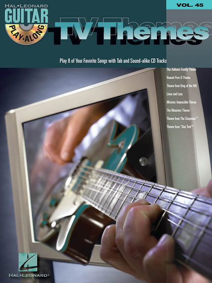 TV Themes Guitar Playalong Volume 45 BK/CD