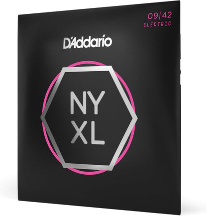 D'Addario NYXL0942 Nickel Wound Electric Guitar Strings Super Light 9-42 Gauge