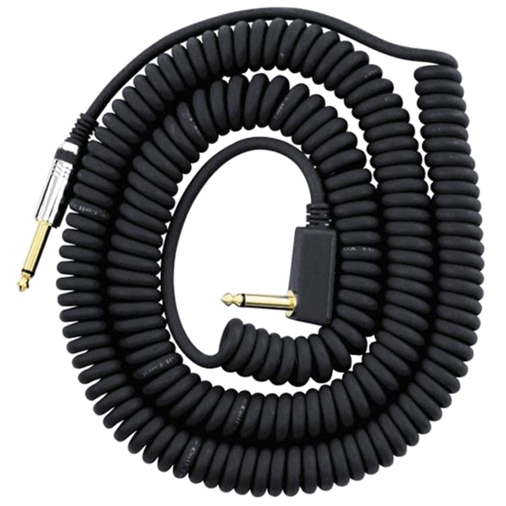VOX VCC 9m Vintage Coiled Guitar Cable in Black