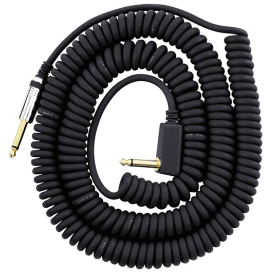 VOX VCC 9m Vintage Coiled Guitar Cable in Black