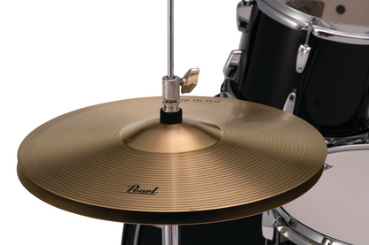 Pearl Roadshow-Plus 5-Piece Drum Kit with Pearl Cymbal Pack in Charcoal Metallic