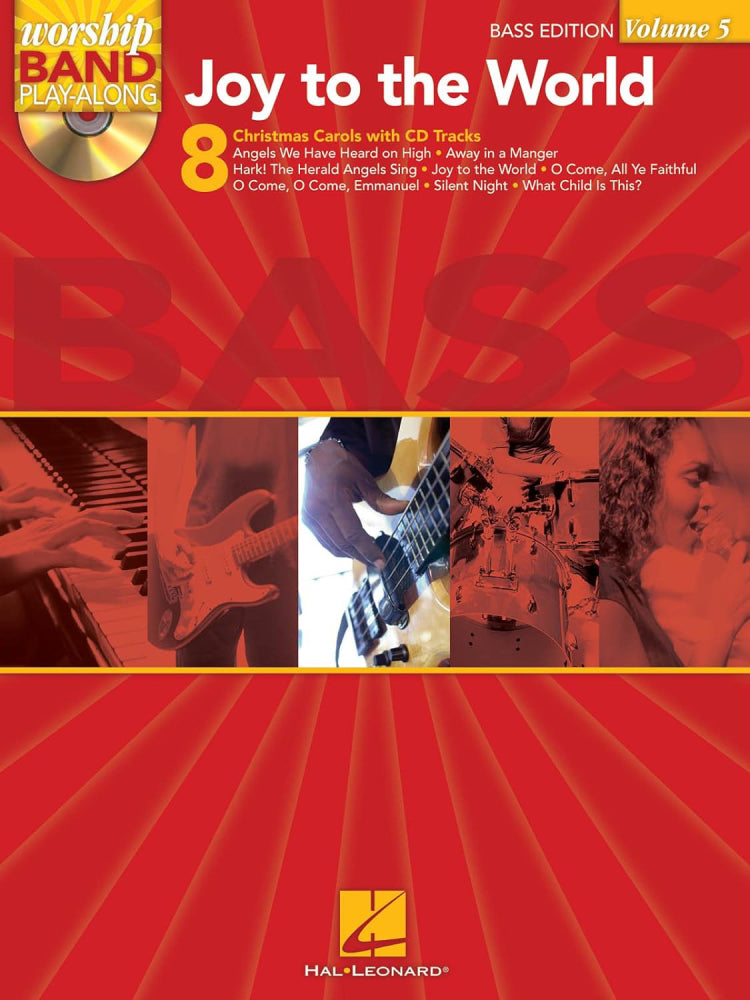 Joy To The World Bass Edition Worship Band Play Along Volume 5 Bk/Cd