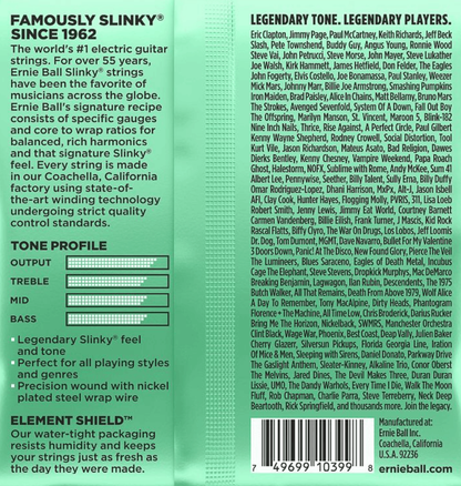 Ernie Ball Hyper Slinky Nickel Wound Electric Guitar Strings 8-42 Gauge