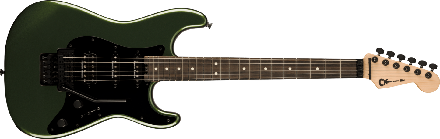 Charvel Pro Mod So Cal Style 1 HSS FR E Electric Guitar in Lambo Green