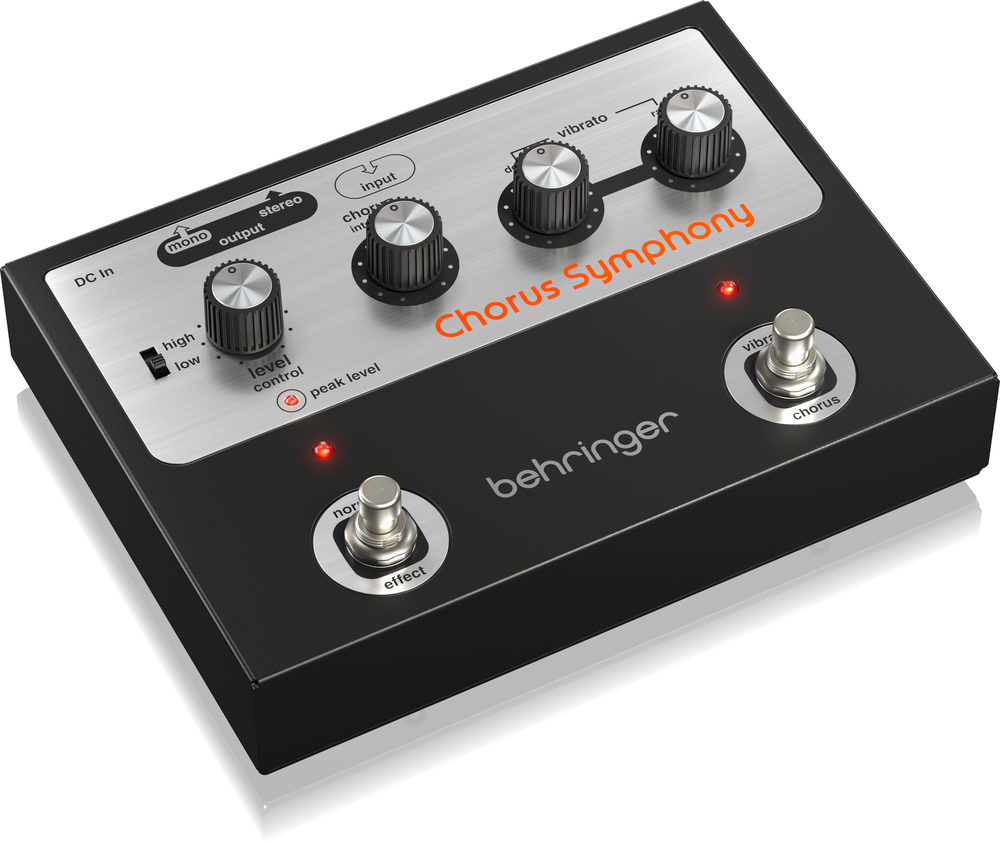 Behringer Chorus Symphony Chorus and Vibrato Guitar Pedal