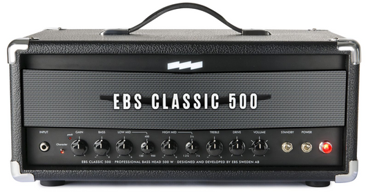 EBS Classic 500 Solid State 500W Bass Amp Head