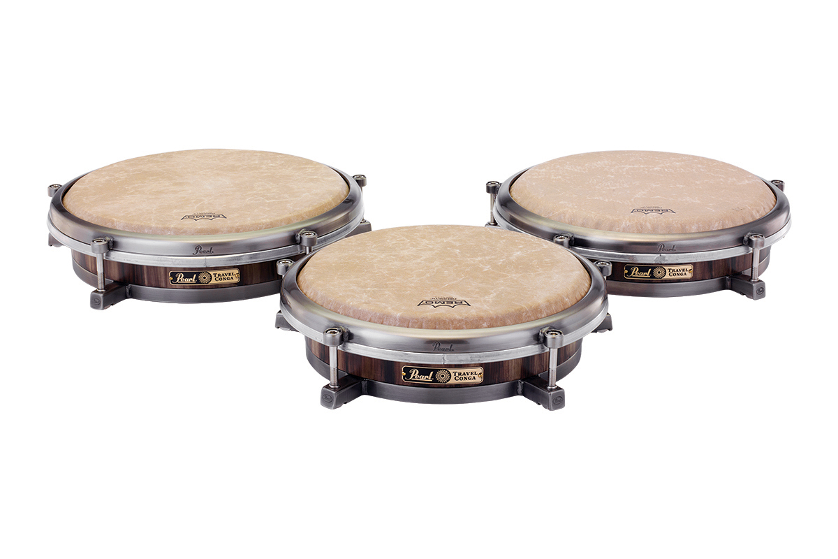 Pearl PTC1100N Percussion Travel 11" Conga in Caramel Brown