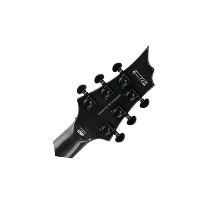 ESP LTD H 1001FR Burled Poplar Top in Black Natural Burst