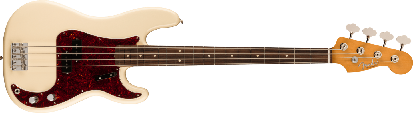 Fender Vintera II '60s Precision Bass, Rosewood Fingerboard in Olympic White | EX-DEMO