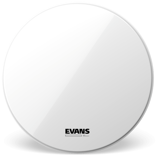 Evans EQ3 Resonant Smooth White No Port 26" Bass Drum Head