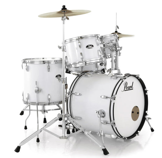 Pearl Roadshow Junior 5 Piece Drum Kit in Pure White