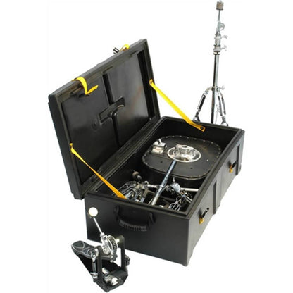 Hardcase Standard Black 36" Wide Hardware Case with Wheels