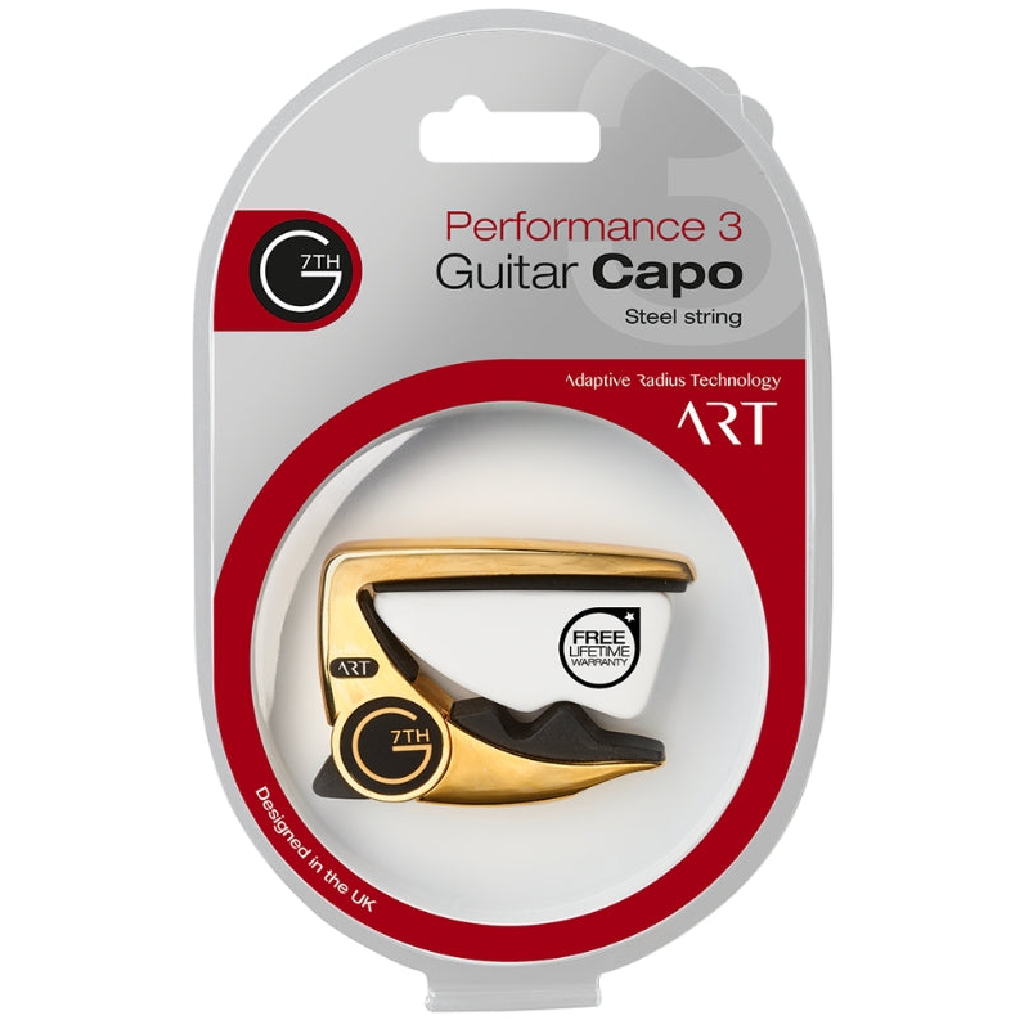 G7 Performance 3 18kt Gold Plated Guitar Capo