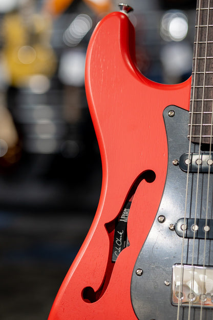Cole Clark HB Hollow Baby, HSS, Black Pickguard in Red