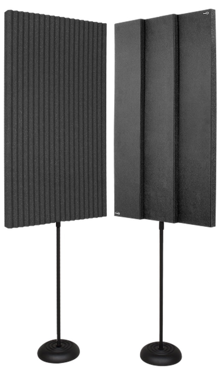 Auralex 3" ProMAX 2'x4' Panels in Charcoal 2 Stands