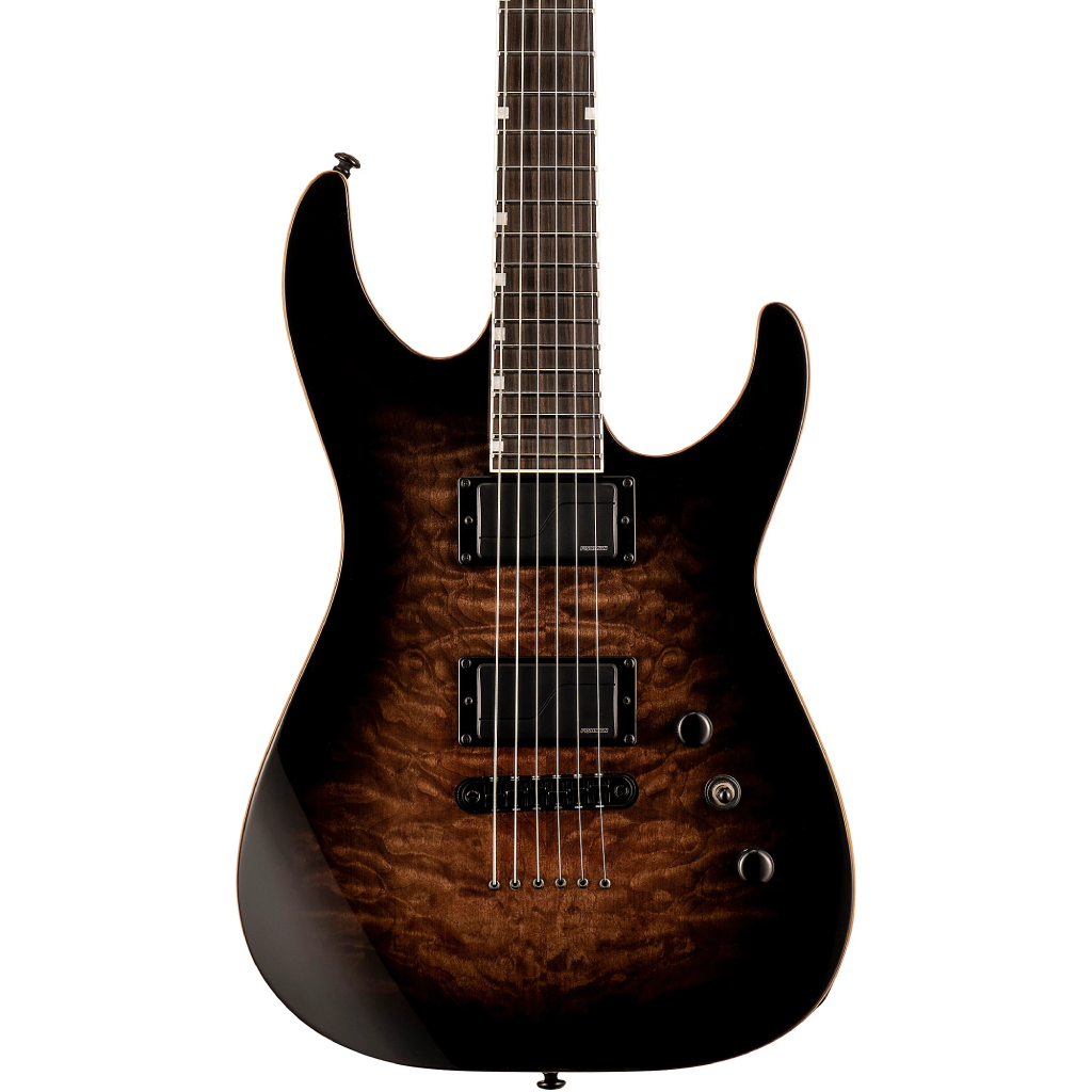 ESP LTD JM II Josh Middleton Signature Series Electric Guitar in Black Shadow Burst