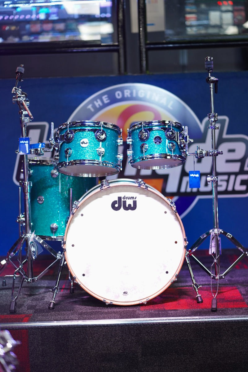 DW Collectors Series Santa Monica 4-Piece Shell Pack in Teal Glass