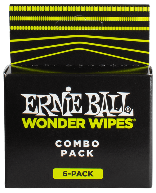 Ernie Ball Wonder Wipes Combo 6 Pack