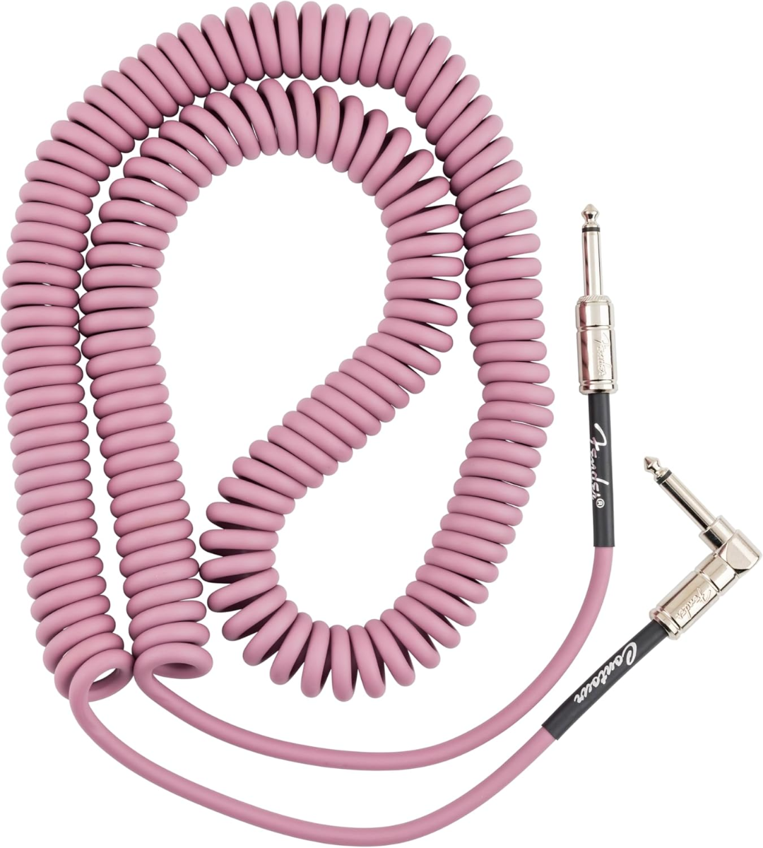 Fender Contour™ Series 30'  Coil Instrument Cable in Burgundy Mist