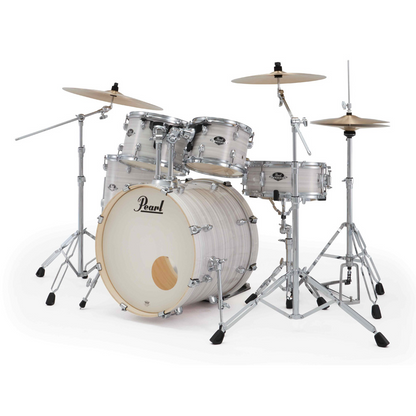 Pearl Export Plus 5-Piece Fusion Kit Drum Kit with Cymbal Pack in Slipstream White