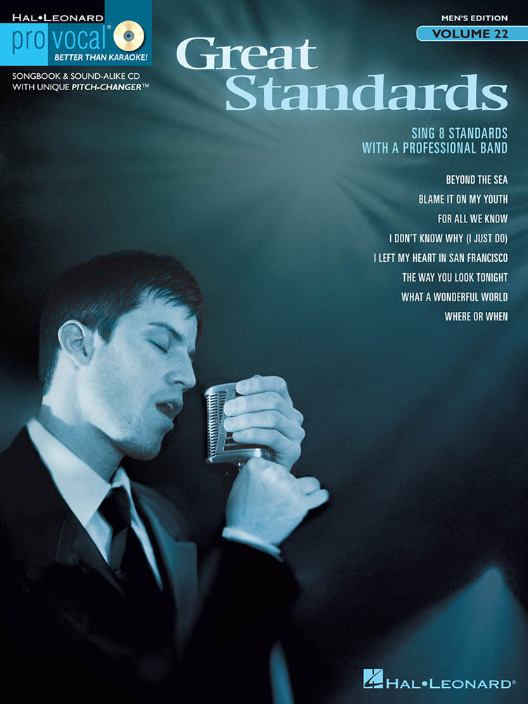 Great Standards Pro Vocal Men's Edition Volume 22 BK/CD