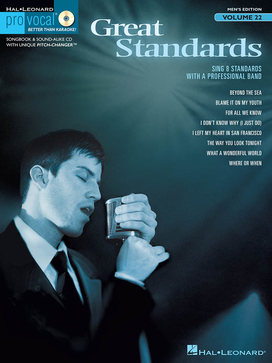Great Standards Pro Vocal Men's Edition Volume 22 BK/CD