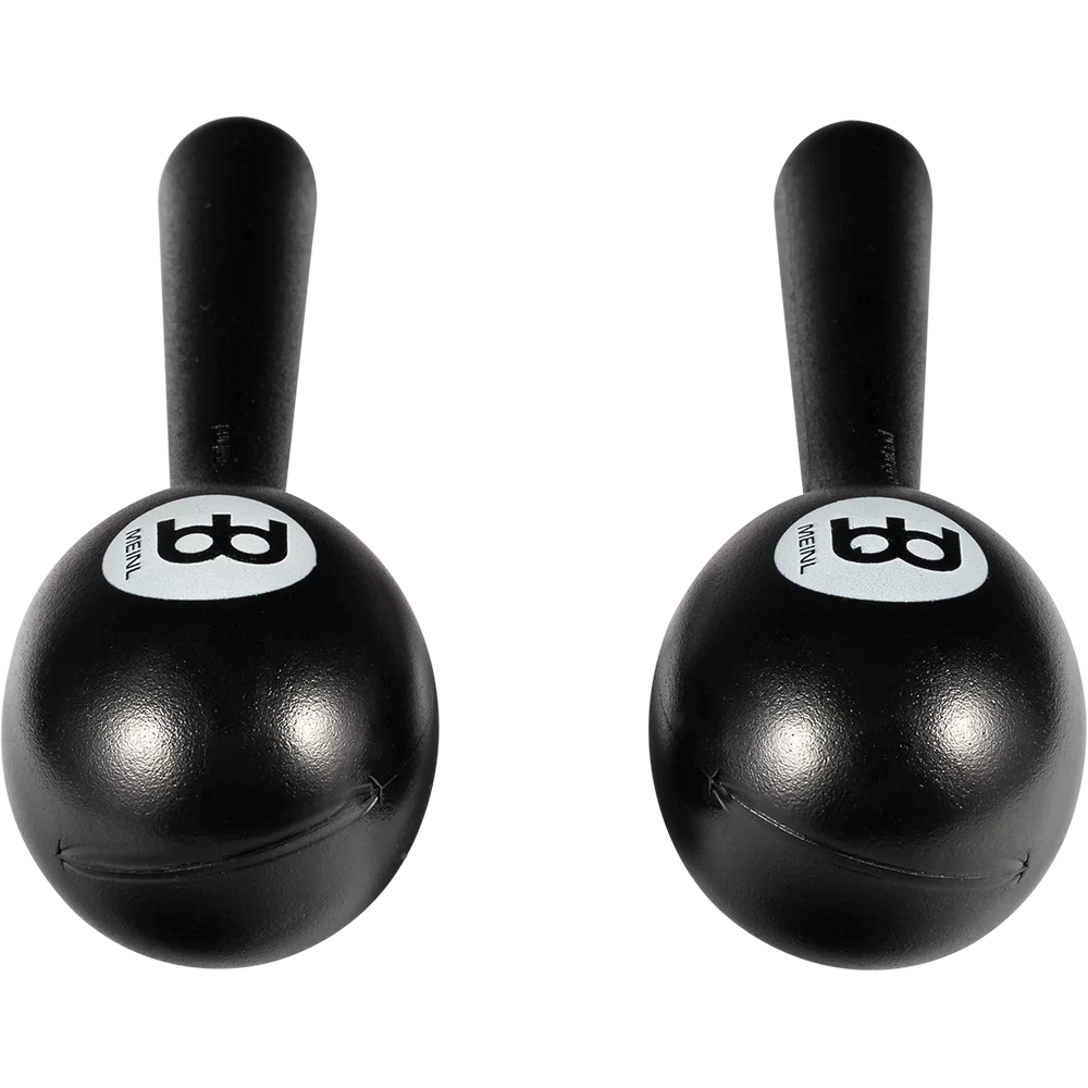 Meinl Percussion Plastic Egg Maracas Pair in Black