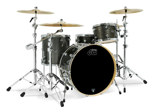 DW Performance Series 4-Piece Shell Pack in Pewter Sparkle