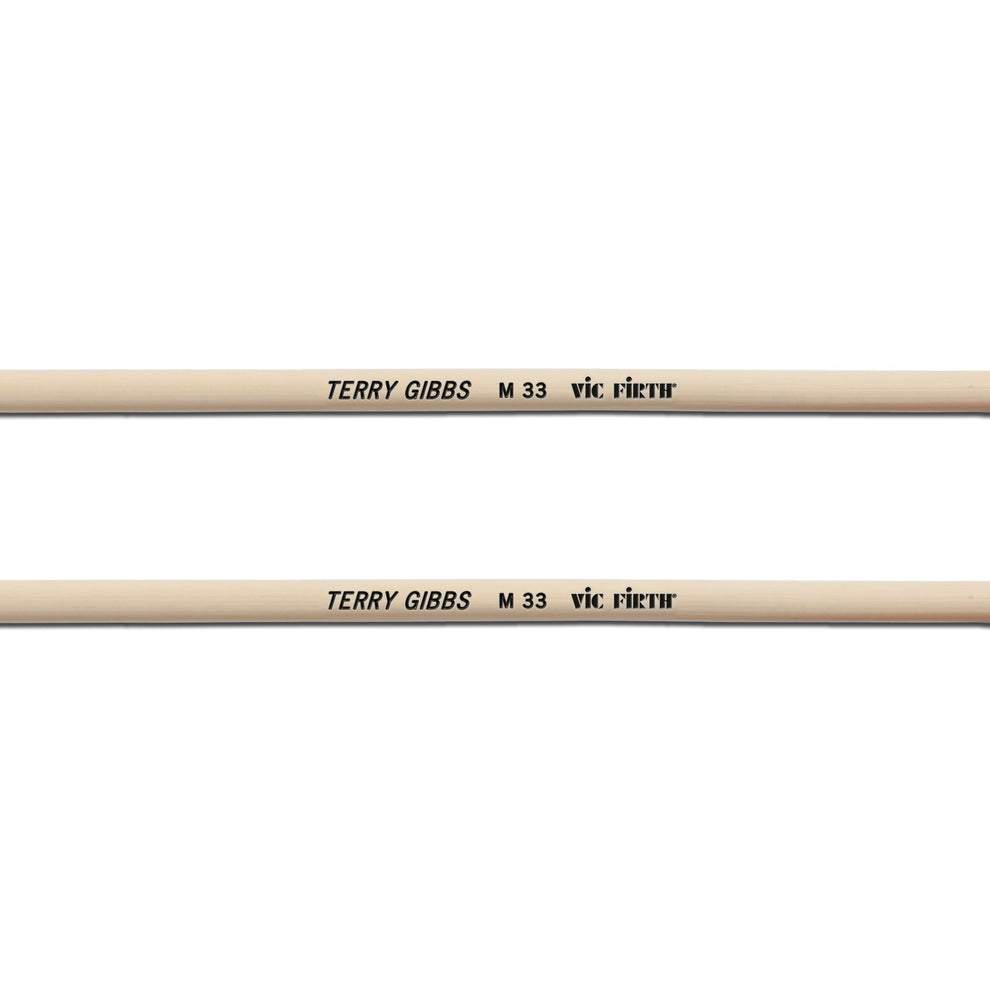 Vic Firth M33 Terry Gibbs Hard Signature Keyboard Mallet in Red Cord