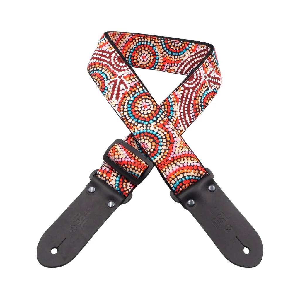 DSL Straps Indigenous Range 2-Inch Strap Red Kangaroo