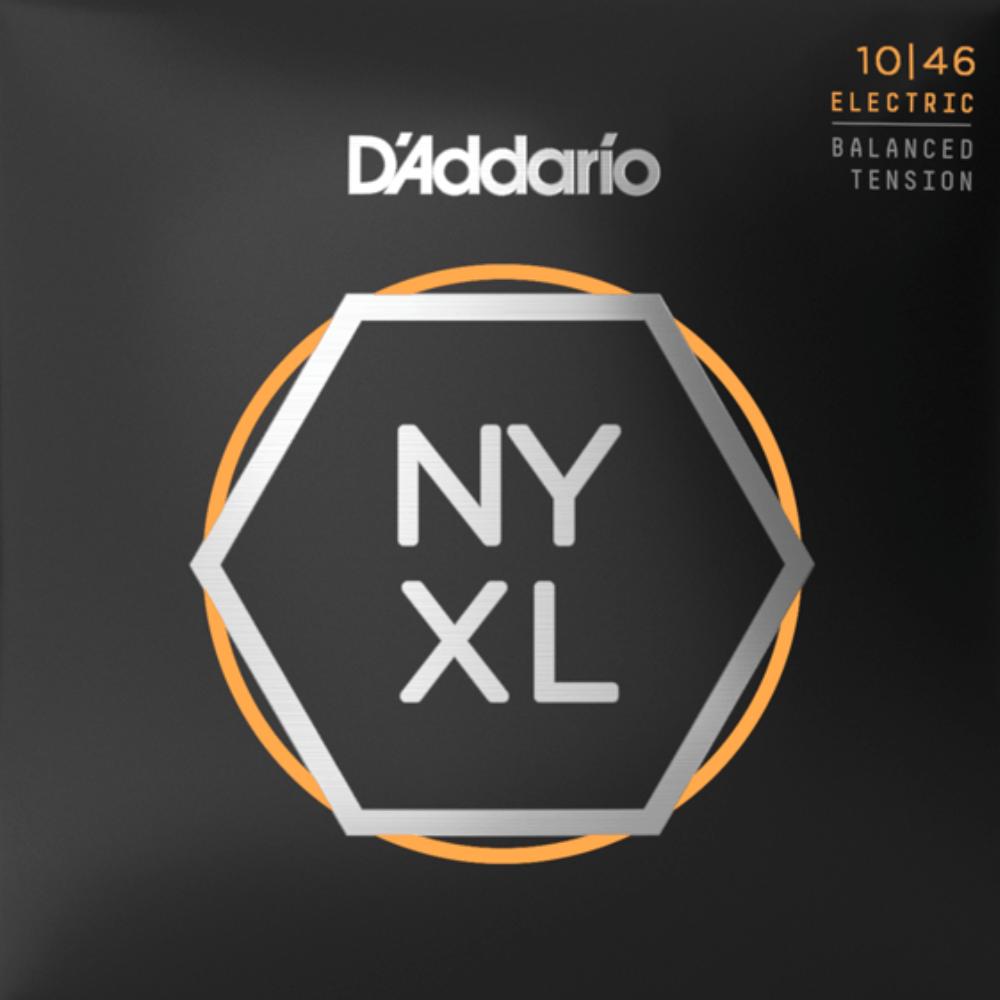 D'Addario NYXL1046BT Nickel Wound Electric Guitar Strings Regular Light 10-46 Gauge