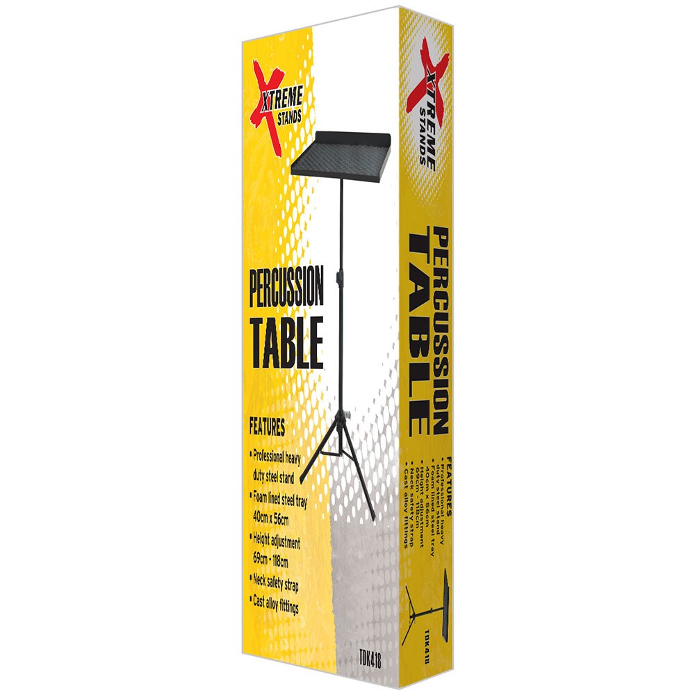 XTREME TDK418 Professional Heavy Duty Percussion Table