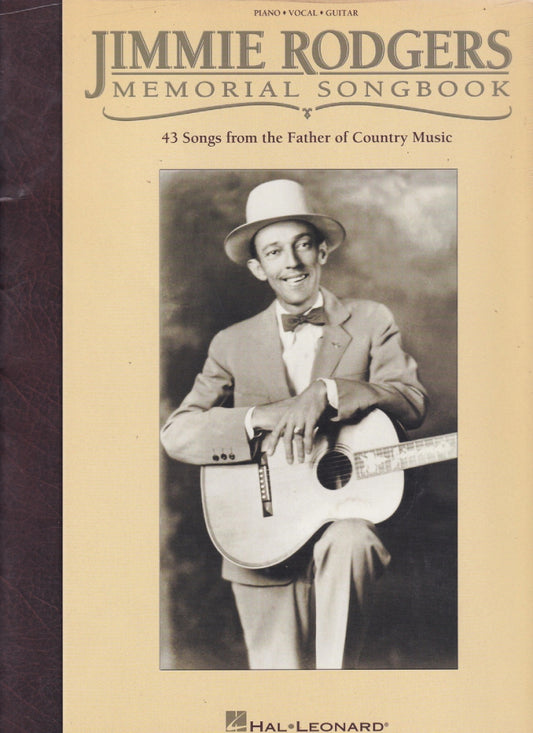 Jimmie Rodgers Memorial Songbook Fakebook PVG