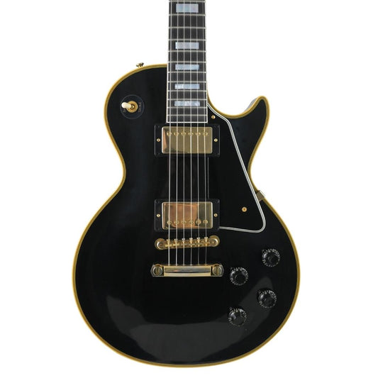 Gibson 1957 Les Paul Custom Reissue Electric Guitar in Ebony 2 Pickup